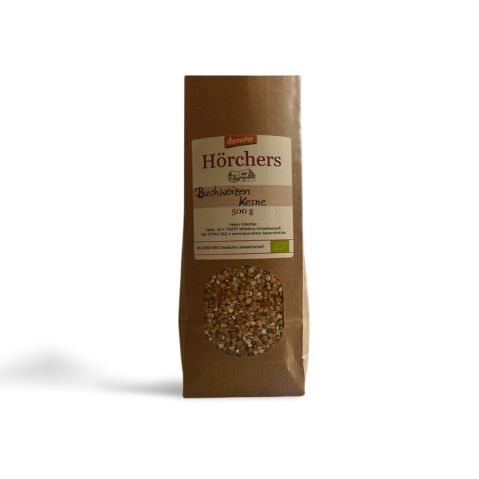 Buchweizen Kerne aus eigenem Anbau demeter